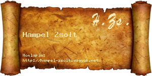 Hampel Zsolt névjegykártya
